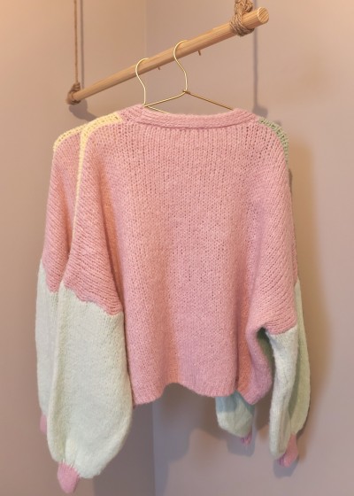 Gilet multicolore tricot