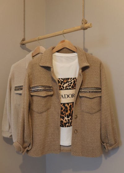 VESTE DOUCE CAMEL
