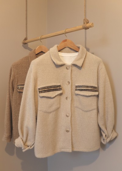 Veste douce - camel
