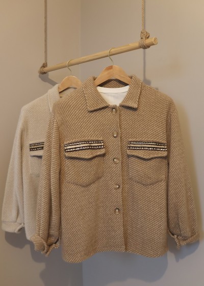 Veste douce - beige