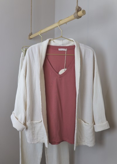 veste gaze de coton