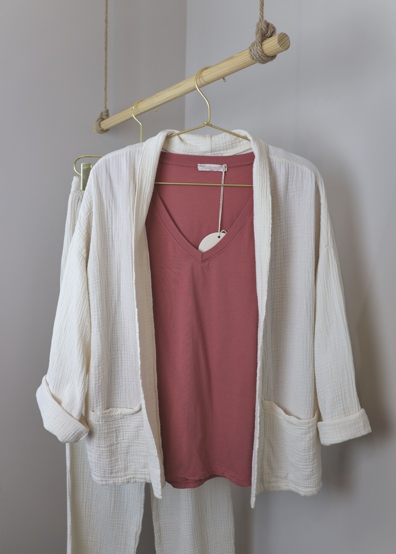 veste gaze de coton