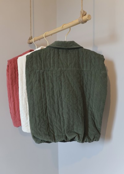 VESTE zip velour