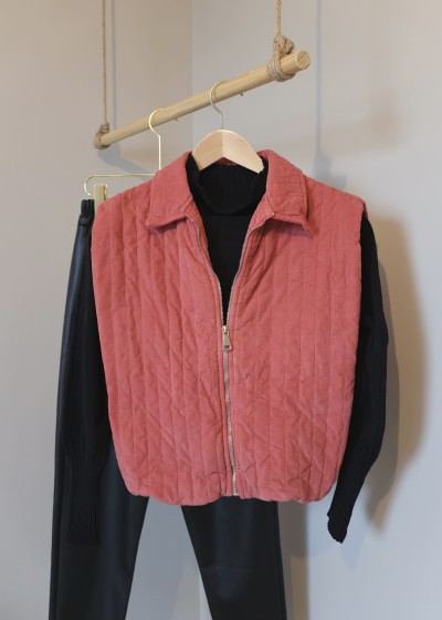 VESTE zip velour