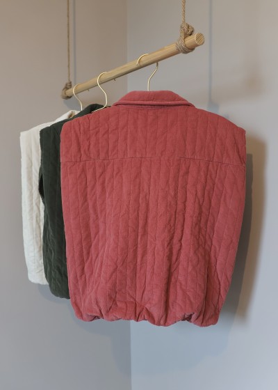 VESTE zip velour