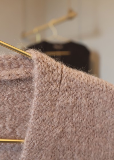 gilet sans manches en maille
