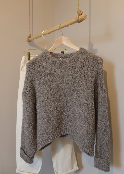 Pull douillet - gris