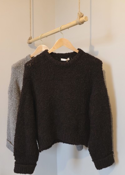 pull douillet chaud bouclette