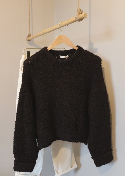 pull douillet chaud bouclette