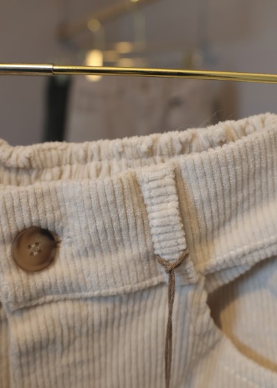 pantalon en velours côtelé