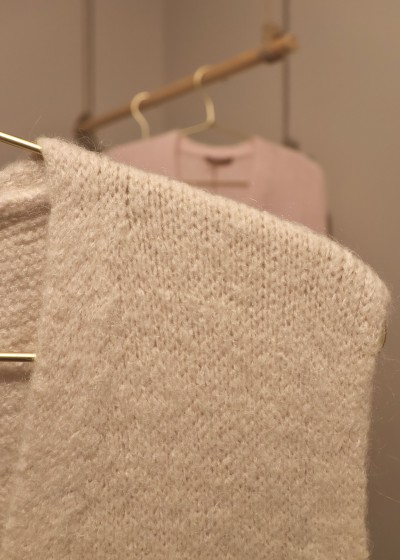 gilet sans manches en maille