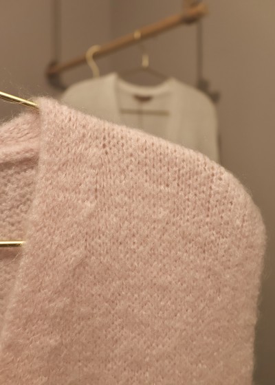 gilet sans manches en maille