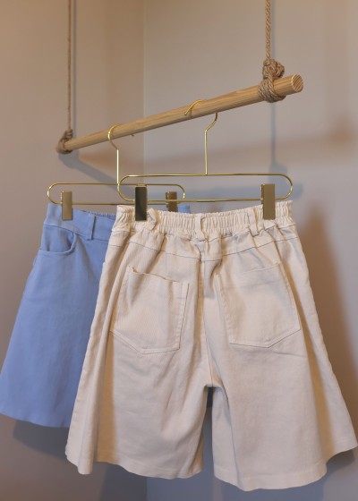 Short taille haute - écru