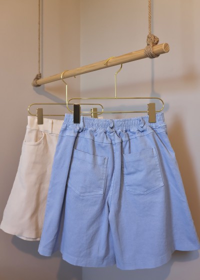 short femme taille haute en jean