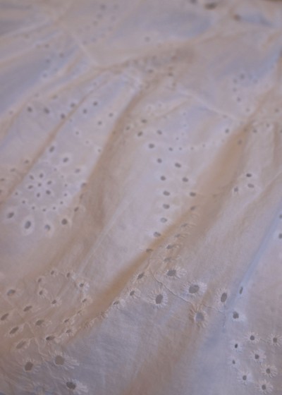 Blouse ajourée - blanc