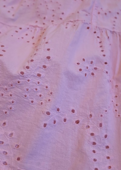 Blouse ajourée - rose