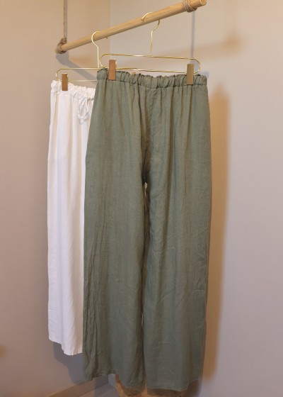 pantalon fluide lin