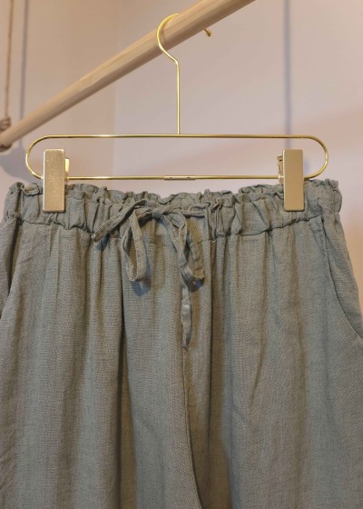 Pantalon fluide - kaki